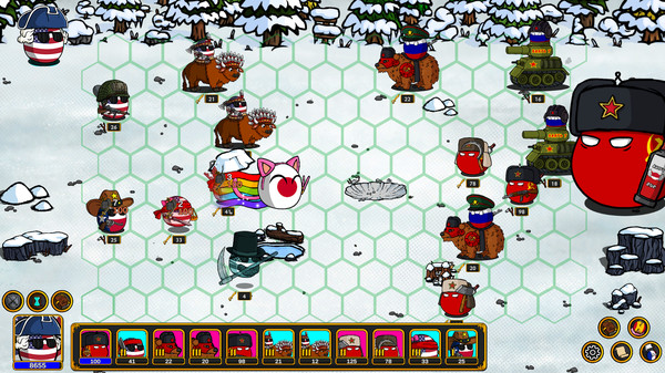 CountryBalls Heroes battlefield